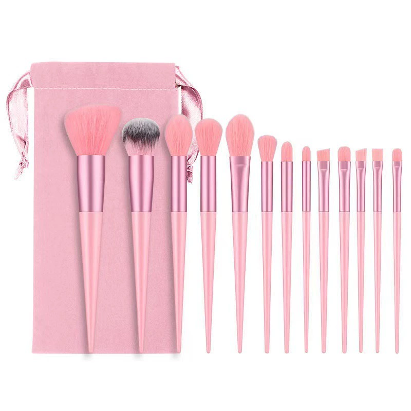 Brush, soft face blush, eye shadow, 13 pieces