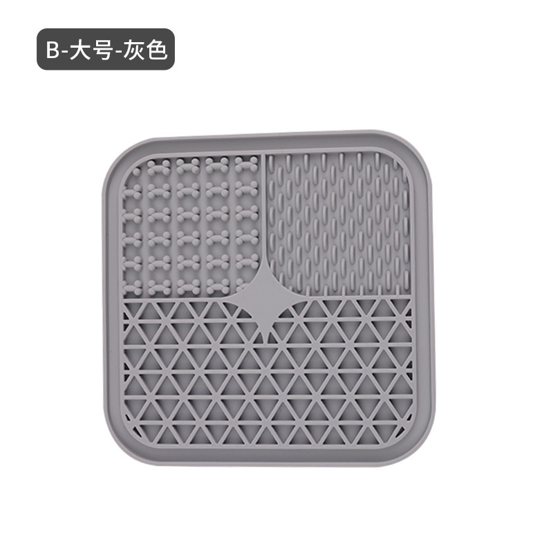 Amazon caliente de grado alimenticio almohadilla de lamida de mascota succión almohadilla de mascota para perros varias formas de almohadilla de mascota para perros