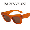 Sunglasses, brand retro glasses hip-hop style, cat's eye, European style, 2022, internet celebrity