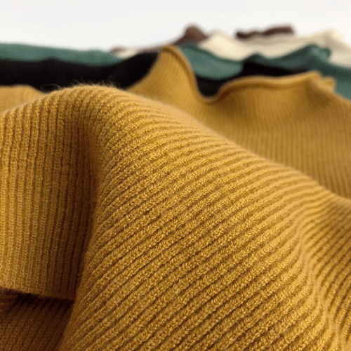 Two pieces in hand ~ children's sweaters, spring and autumn Korean version, trendy treasures for men and women, personalized rolled edge high-neck sweaters, modern style