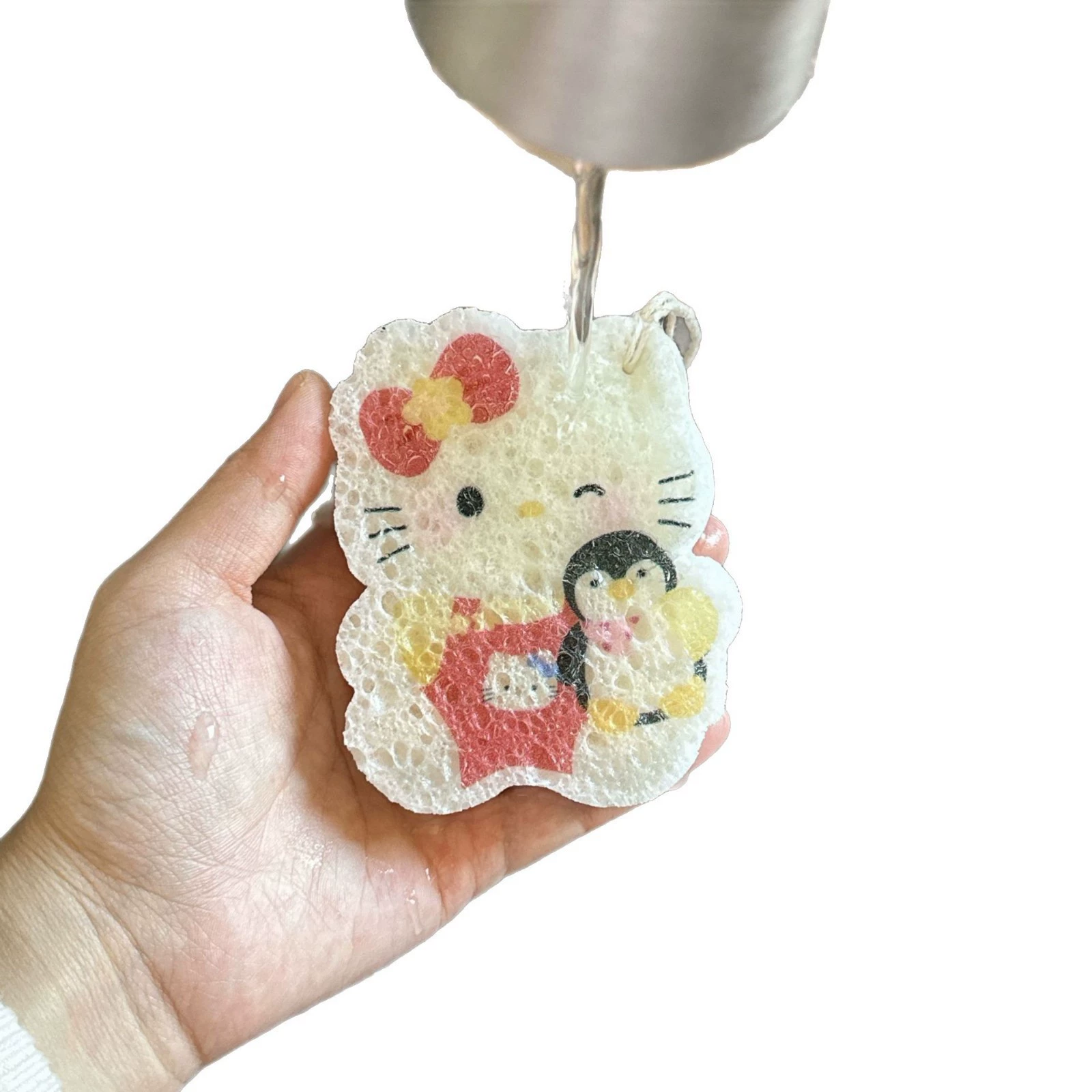 厨乐乐 Cartoon organic bath sponge, water absorbent
