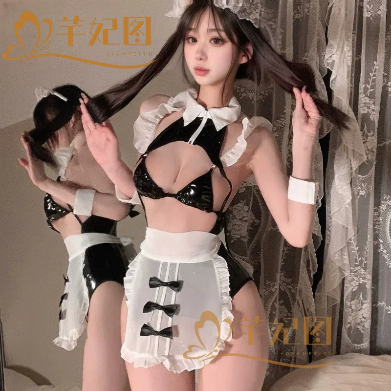Sexy нижнее белье открытый конец без снятия униформы соблазн и обнаженные груди вызывающая сексуальная страсть кровать костюм A693