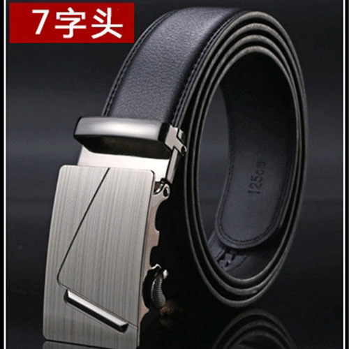 Men's belt automatic buckle for young and middle-aged people's trousers belt business versatile casual young people's belt brings a new trend