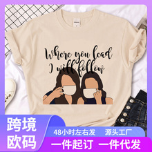 Gilmore Girls t-shirts women manga graphic harajuku Tee girl