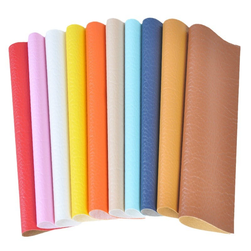 Litchi pattern leather surface 1.6 width small pebble pattern artificial leather self-adhesive sofa repair subsidy refurbished leather material