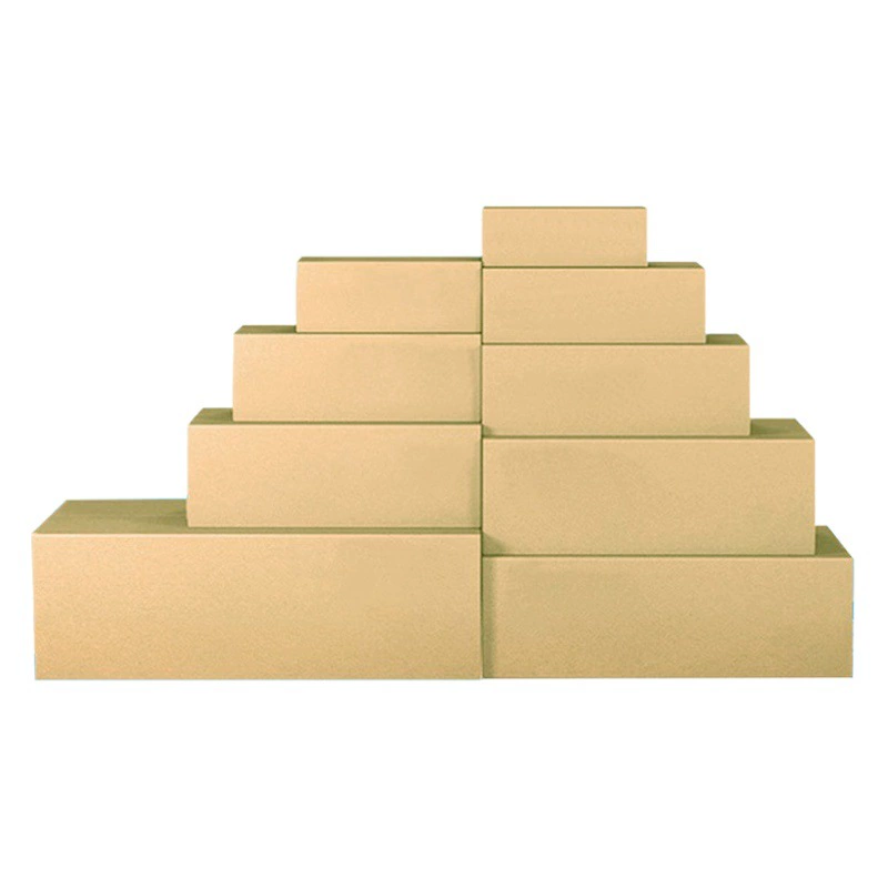Картонная коробка полувысоты, почтовая коробка 10-1, трехслойная закаленная плоская прямоугольная упаковочная коробка для фруктов, экспресс-специальное жесткое хранилище