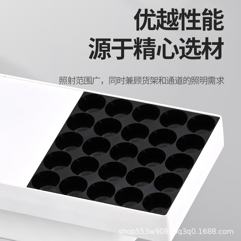 lámpara de guía de placa plana larga LED astigmatismo comercial de ropa de planta crecimiento de planta de siembra directa iluminación de planta lámpara de pista