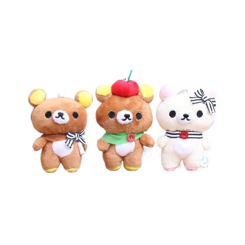 ネット有名人かわいいリラックマペンダントぬいぐるみ人形クマバッグペンダントキーホルダー人形人形|undefined