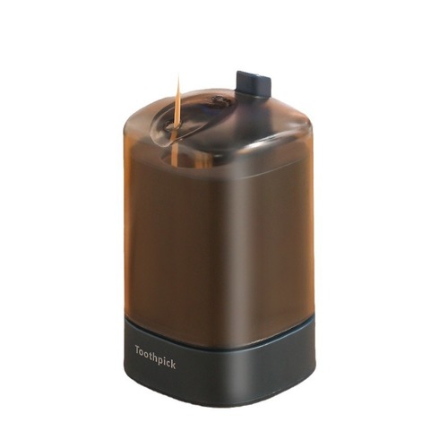 Press plastic toothpick box, kitchen storage creative toothpick box, portable automatic high-end restaurant toothpick box wholesale