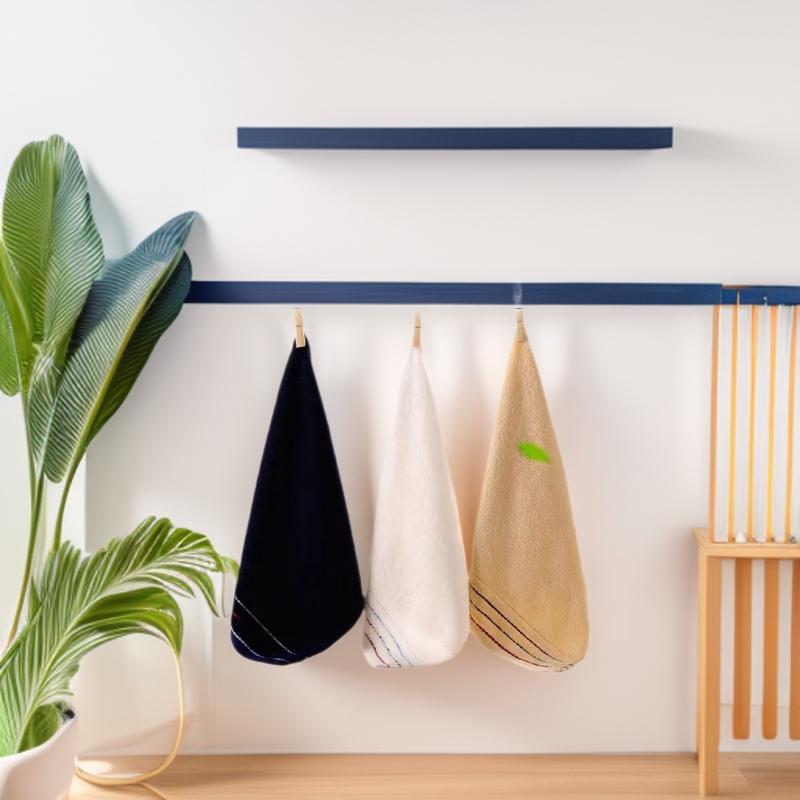 Gold genuine goods GA6077 Pure Cotton Soft Absorbent Square Household Daily Couple Wash Face Small Towel Gift Welfare