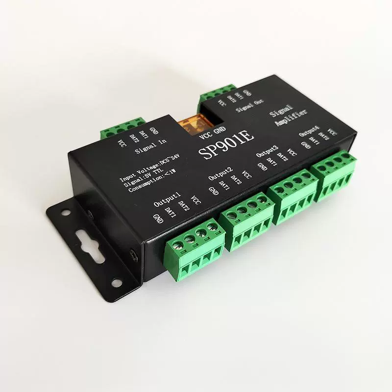 SP901E Phantom Lantern Tape SPI, абрикс много-канальный потоковый синхронный бегущий конь, полноцветное расширение сигнала с делением и управлением