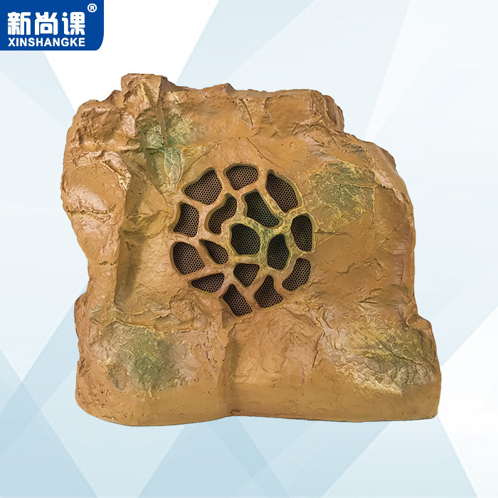 Parque de sonido de césped jardín altavoces de césped al aire libre corno de dibujos animados de piedra impermeable 4G caja de radio inalámbrica