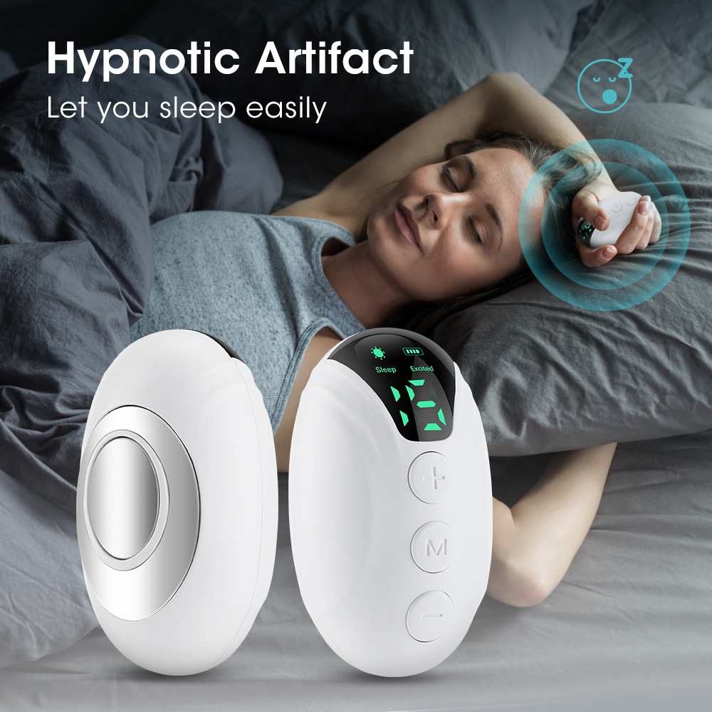 爆款睡眠安神器手握手戴辅助仪器智能脉冲微电流硅胶睡眠仪15档位