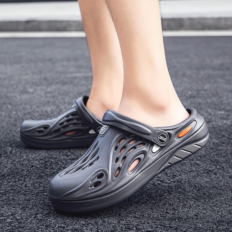 2025 Amazon verano para hombres sandalias de balde stand-alone pareja sandalias al por mayor zapatos de agujero de playa para hombres image 4