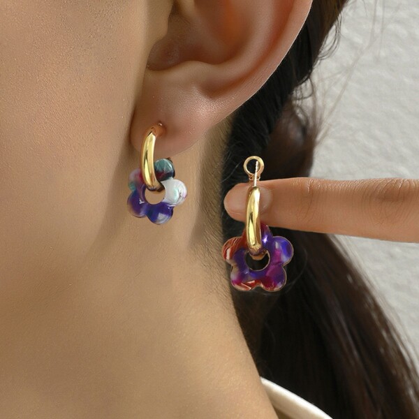 fashionable small design elegant universal earrings