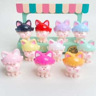 New Angel Doll Li Si Resin Cute Small Ornaments Handmade DIY Keychain Accessories Blind Box Jewelry Wholesale