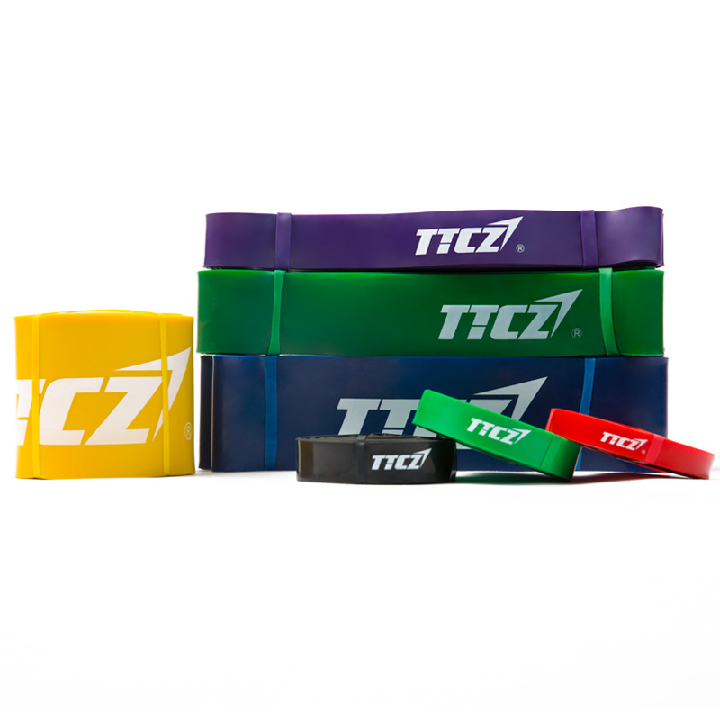 Fitness banda elástica banda de resistencia equipo de entrenamiento de pista y campo anillo de tensión equipo de fitness en casa