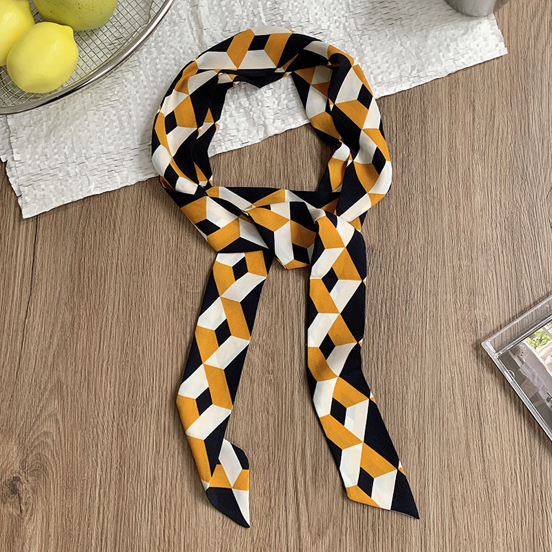 Rombo de empalme amarillo y blanco