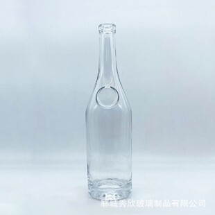 Factory wholesale 700ml transparent foreign wine bottle fruit juice beverage glass bottle white wine export empty bottle