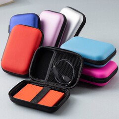2.5インチモバイルハードディスク収納ケースevaデジタルカメラ収納バッグハードシェルイヤホンバッグデータケーブル収納バッグ