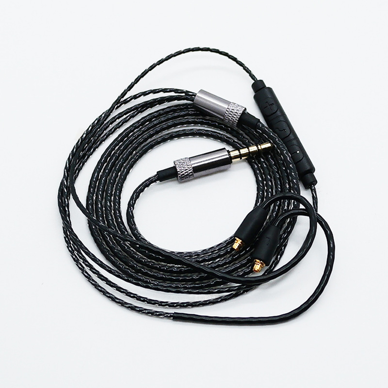 Three-Button Headphone Audio Cable Shure Se215/425/535/846/Weston Ue900 Audiophile Cable Three-Button Headphone Audio Cable Shure Se215/425/535/846/Weston Ue900 Audiophile Cable