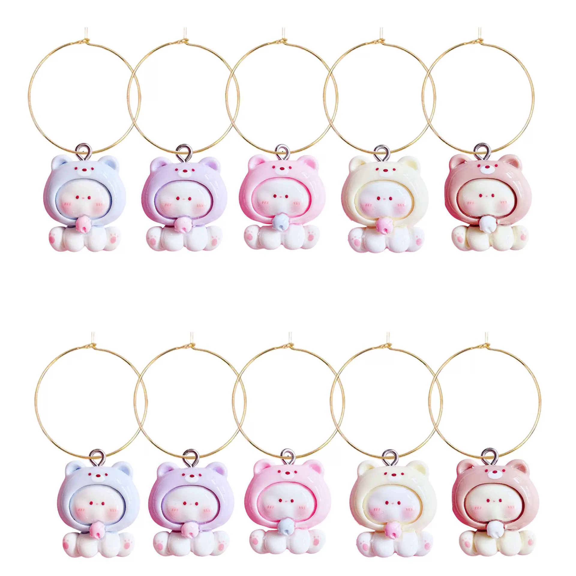 Аксессуары Miss Hat Stupid Bear с шипами 25x19 ммtemu, украшение для вечеринки в честь Хэллоуина, винная вечеринка, подвеска в виде чашки воды