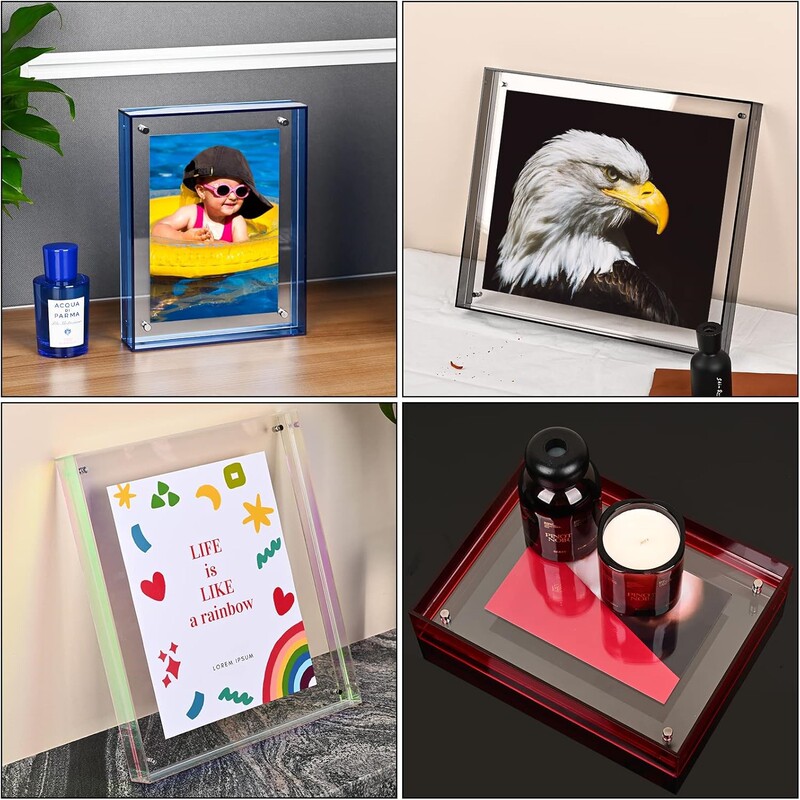 Customized Manufacturers Recommend Amazon Colorful Acrylic Photo Frames, Wall-Mounted Decorative Frames, Multi-Purpose Cross-Border Bestsellers Customized Manufacturers Recommend Amazon Colorful Acrylic Photo Frames, Wall-Mounted Decorative Frames, Multi-Purpose Cross-Border Bestsellers