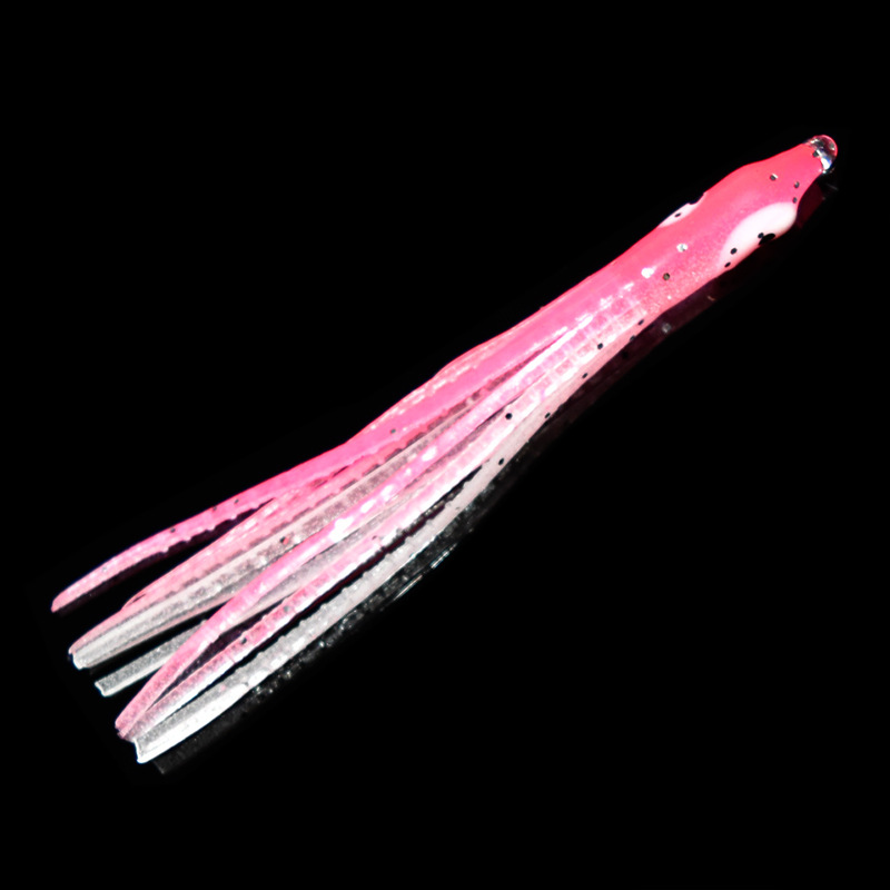 10 Pin sello luminoso cebo calamar multi-Barba cebo biónico Luya cebo de Pesca de Mar cebo suave cebo falso cebo de pesca