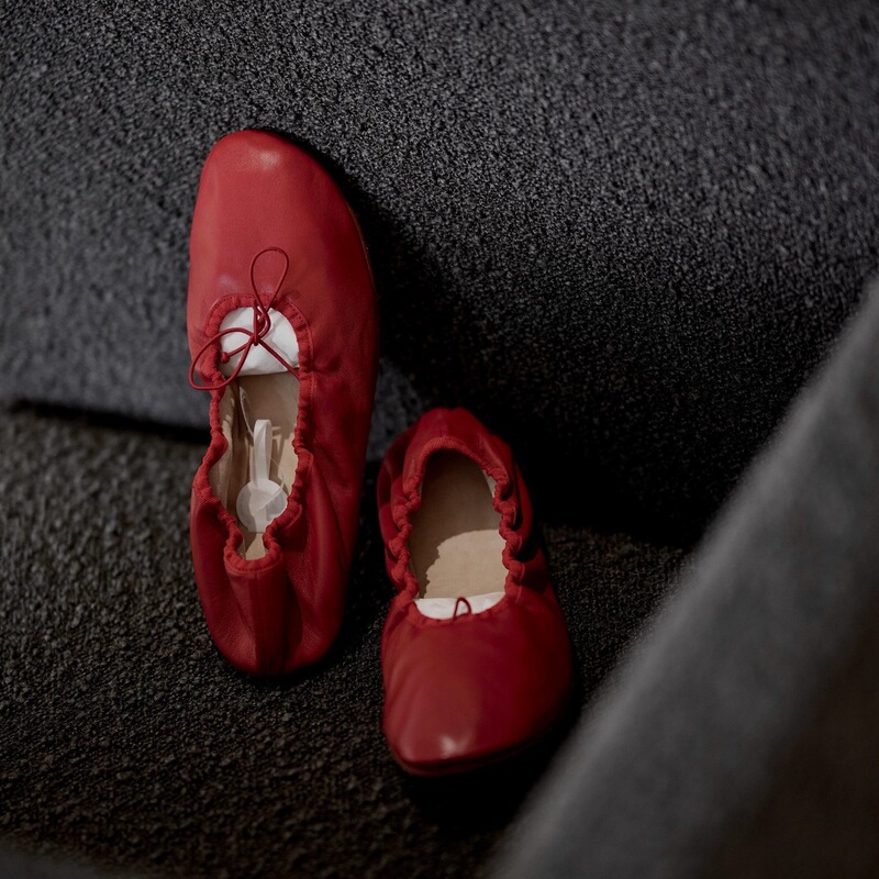 Red Ballet Flats for Women, Made of Soft Sheepskin, Shallow Mouth, Comfortable Genuine Leather, Suitable for Spring and Autumn, Exclusively for Cross-Border Sales Red Ballet Flats for Women, Made of Soft Sheepskin, Shallow Mouth, Comfortable Genuine Leather, Suitable for Spring and Autumn, Exclusively for Cross-Border Sales