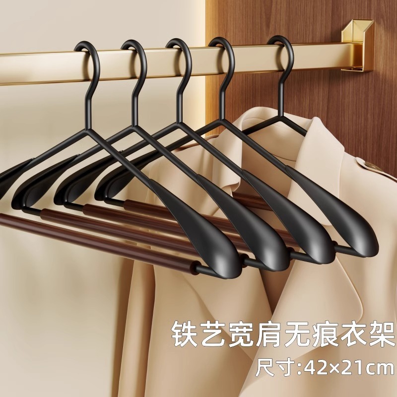 实木圆棒裤架夹家用无痕木质裤挂裙子多功能带夹子衣架收纳晾衣夹|undefined
