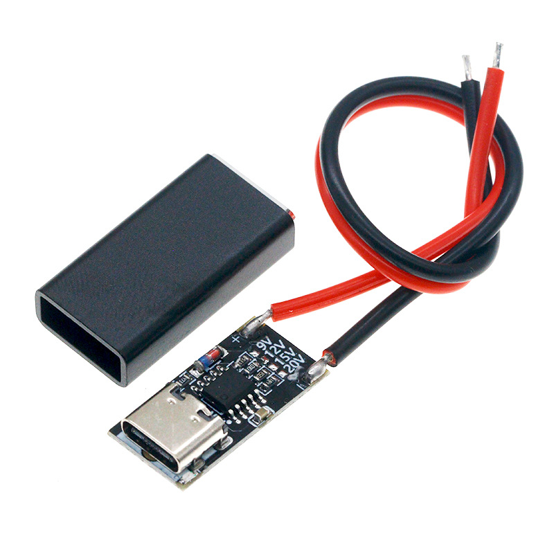 PD/QC Trap board fast charge USB boost line Type-c aging dormitory power failure router optical cat adapter 5