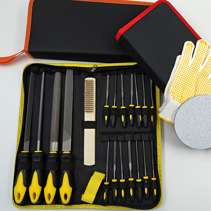 19 piece Handmade File Industrial Manual Tool Set Including|ms