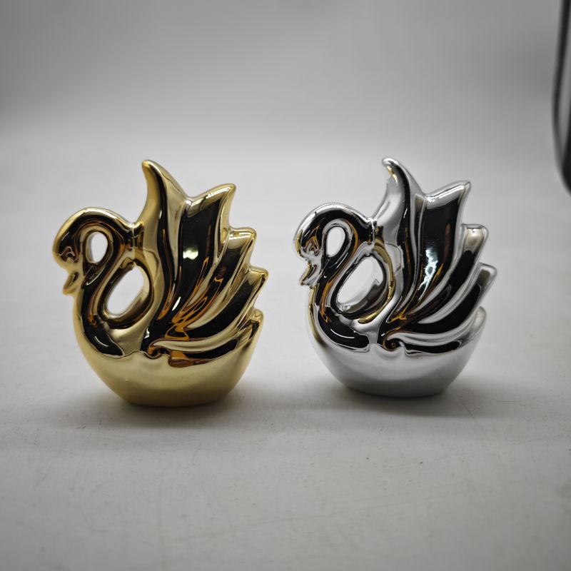 modern swan for St. Valentine's Day