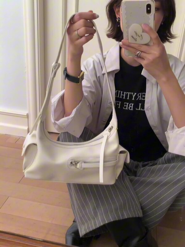 小众设计感酷拽辣妹机车腋下包2025新款复古高质感手提单肩小包女|undefined