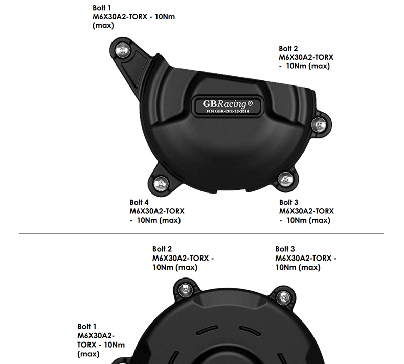 Ducati Supercar Panigale V4 / V4S Modified Engine Anti-Fall Protective Cover Side Cover
