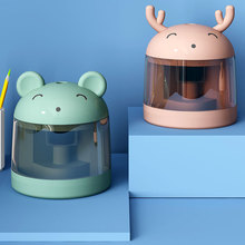 自动削铅笔刀儿童小学生用多功能电动削笔器卡通卷笔刀削笔机