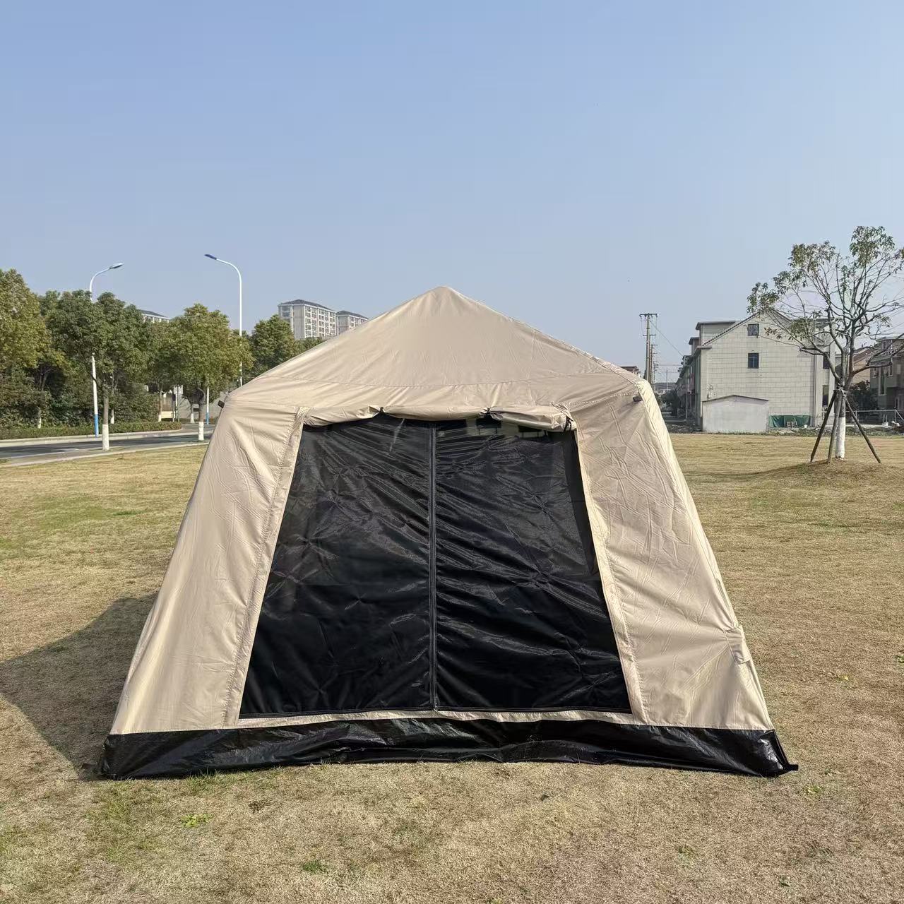 Inflatable Car Rear Tent for Self-Driving Camping, Rear Extension Tent for Overnight Use, Rainproof Suv Car-Mounted Expansion Tent