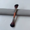 Double-sided face blush for contouring, brush