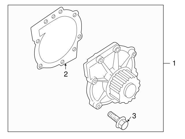 Suitable for Volvo V50Xc70Xc90 Engine Coolant Water Pump 30751700 30684432