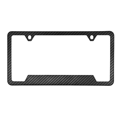 Plate Frame Thickened Aluminum Alloy Stainless, License plate holder/license plate holder - xc-w070-steel-carbon-pattern-two-holes