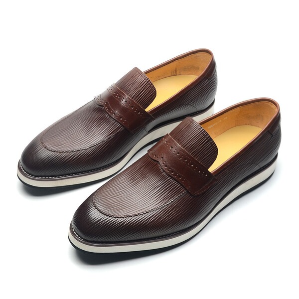 Leather loafers