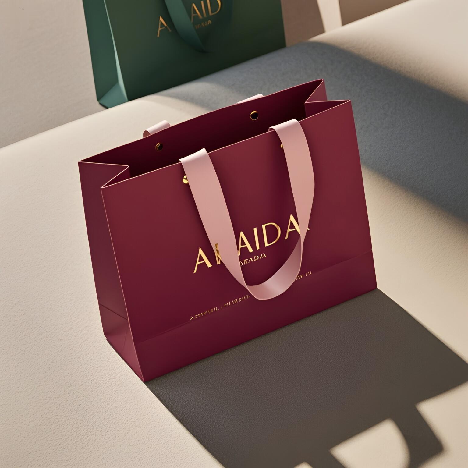 纸袋啶制手提袋礼品袋服装店礼品袋子轻奢高档包子喜糖25kg烤串