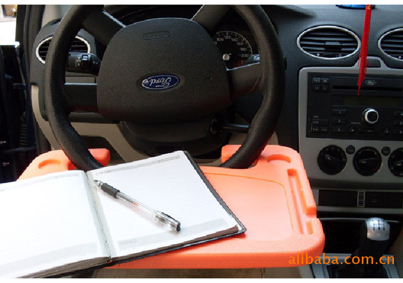 Car Steering Wheel Table Board, In-Car Dining Table, Car Laptop Stand, Tablet Computer Small Table, Foldable and Portable