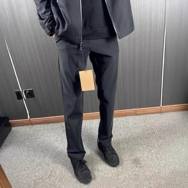 New Casual Pants for Men, Spring and Autumn New Style, Drapey Straight Slim Fit Tapered Trendy Wide-Leg Stretch Suit Pants Long Pants for Men