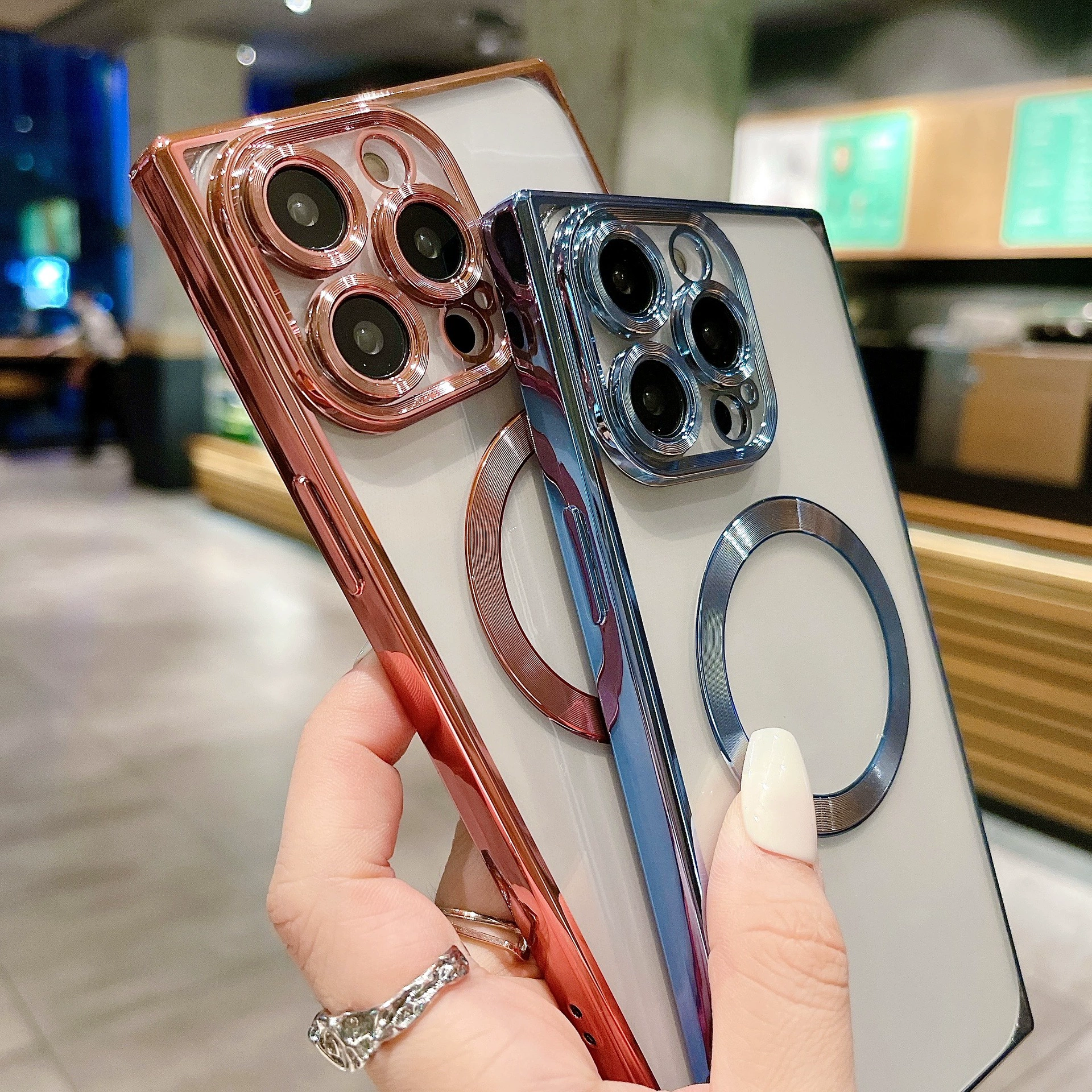 Квадратный совместимый с Apple чехол для телефона, iPhone 17, прозрачный iPhone17 Pro, защитный чехол, iphone, 15promax, 16