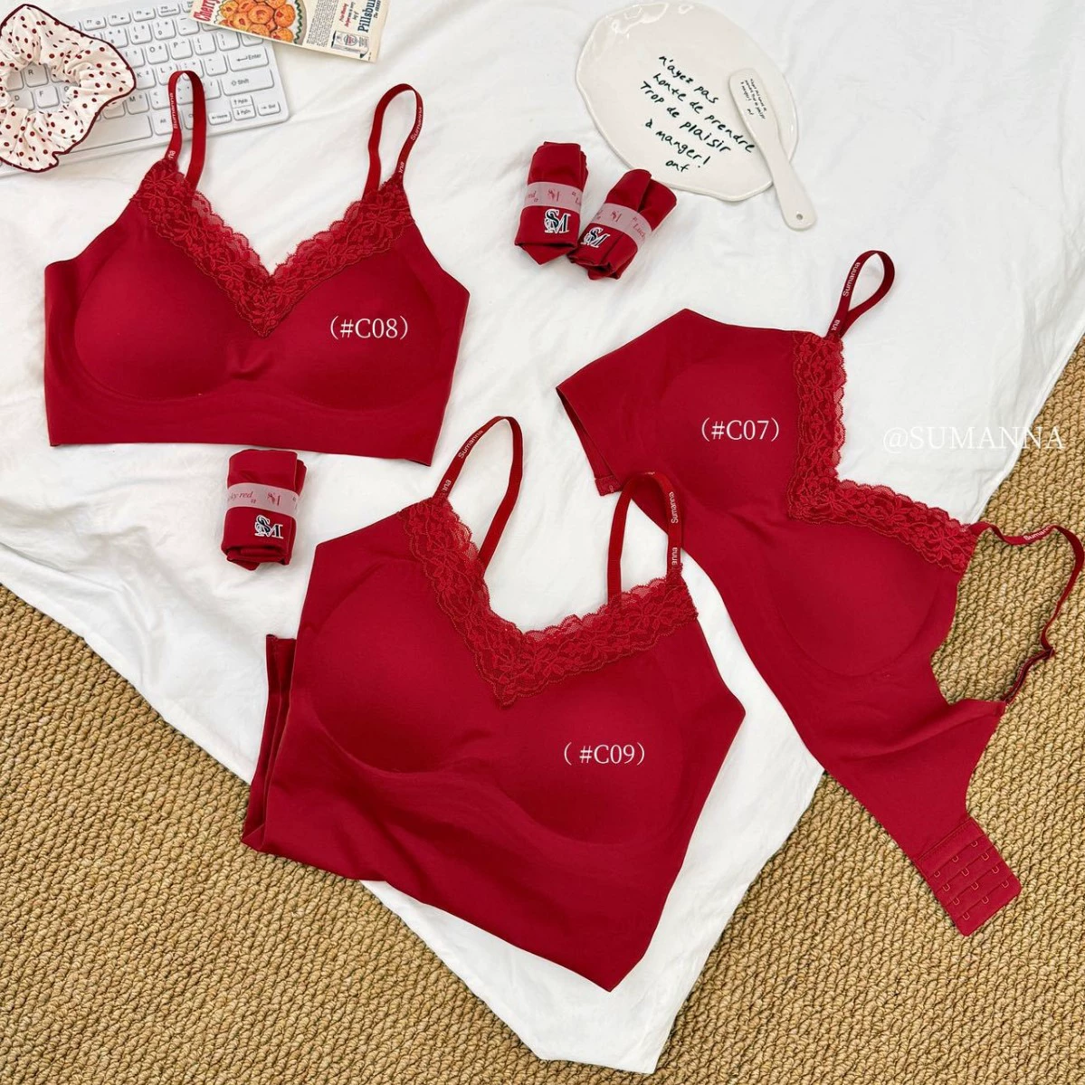 Bra, set, birthday charm, comfortable underwear