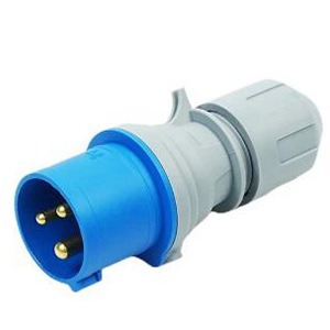 宁波正邦ZNPON  32A 220V2P+E 插头 防漏电工业安全防护 P32342