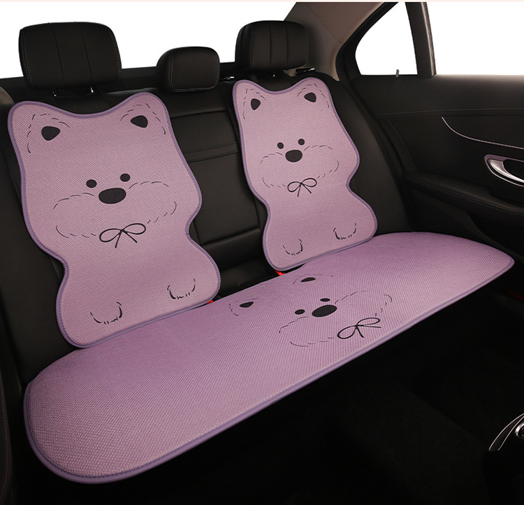 Car Seat Cushion for All Seasons, High-End Women's Summer Seat, Rear Thin Car Seat Cover, Seat Cushion, West Highland