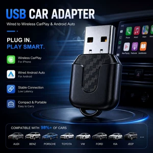 Populyar Simsiz Carplay Box, Android Box, Simli-Simsiz Carplay Adapteri 2-si 1-də