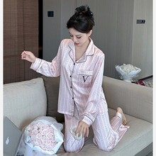 睡衣女款夏 睡衣女款高级感 睡衣女款冰丝 轻奢风爆款冰丝睡衣女